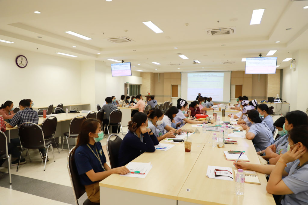 The Workshop Seminar on “Review of Strategic Plans of Suddhavej Hospital 2021 – 2022, term of 2 years (Day 1).